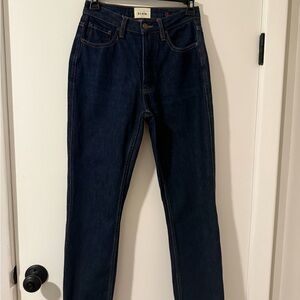 Sezane Le Brut Indigo Straight Jeans